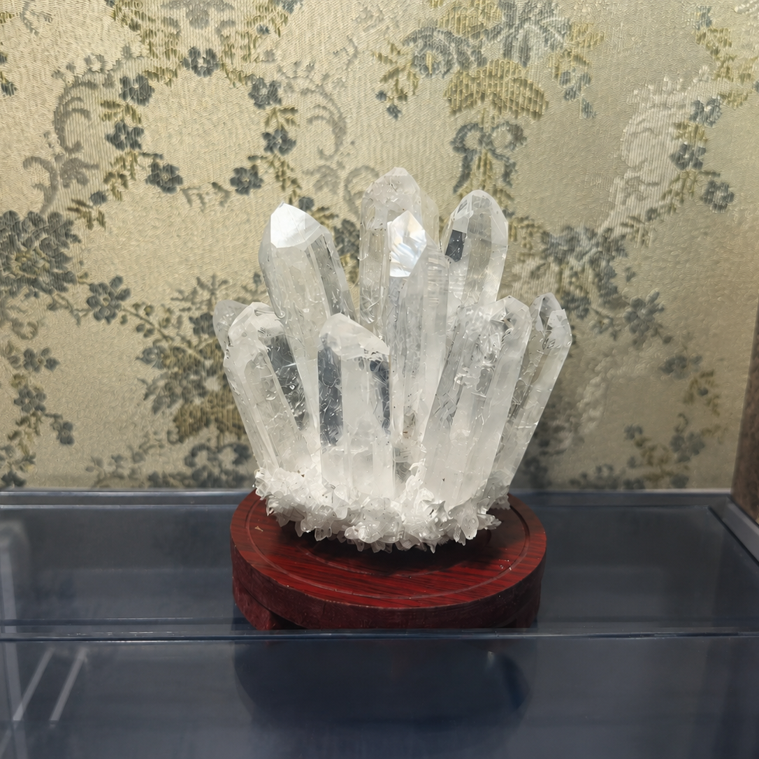 Custom-made blessed items - Natural white crystal cluster