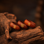 Blessed Taoist Lightning-Struck Jujube Wood Sacred Sigil Ring