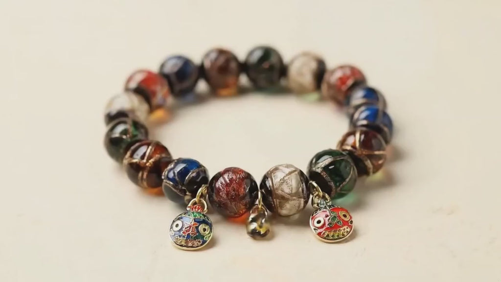 Sacred Ash Glaze Golden Ingot Beast Bracelet
