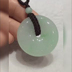 Jadeite Peace Buckle Protection & Harmony Pendant