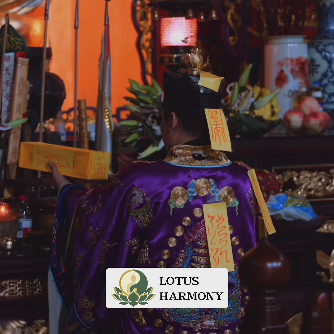 Handcrafted Framed Taoist Fulu Display Ornament