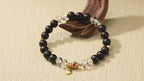 Black Dragon Resin Crystal Bracelet