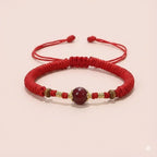 Single Floral Braided Bracelet