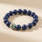 Purple Aura Hexiang Bead Bracelet