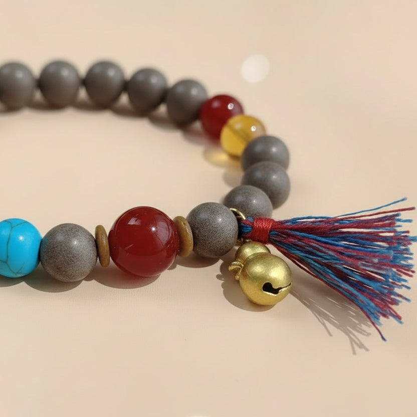 葫芦和香珠手链配白龙树脂手链