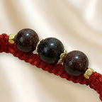 Tibetan Medicinal Hexiang Bead Braided Bracelet
