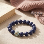 Purple Aura Hexiang Bead Bracelet