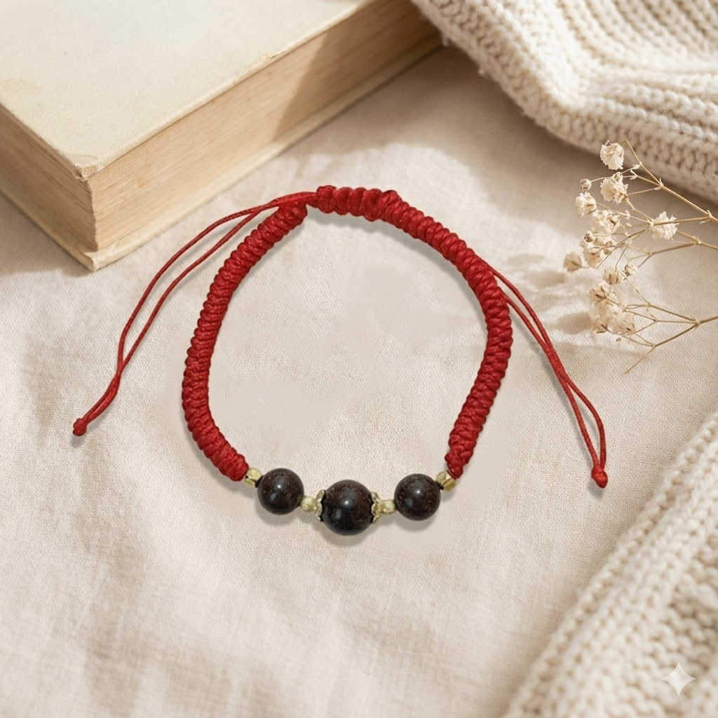 Tibetan Medicinal Hexiang Bead Braided Bracelet