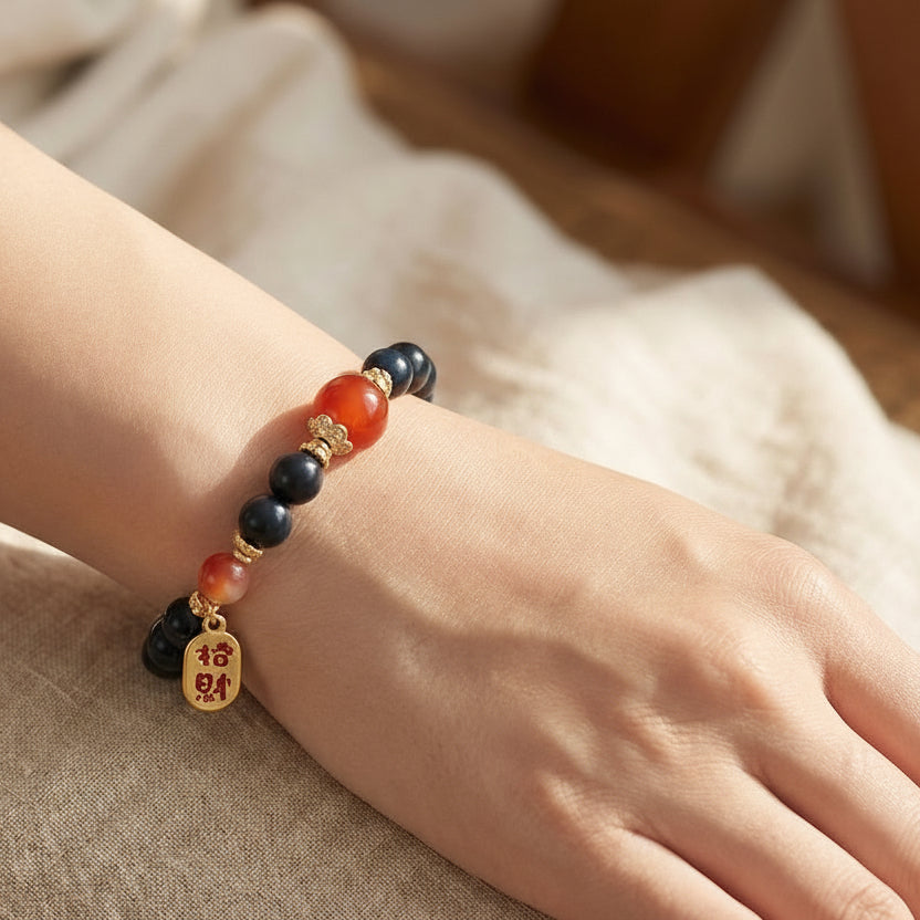 Wealth Attraction and Fortune Hexiang Bead Bracelet