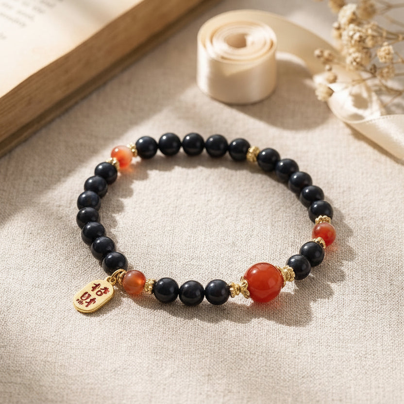 Wealth Attraction and Fortune Hexiang Bead Bracelet