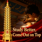 Brass Wenchang Pagoda Desk Ornament – Wisdom, Focus & Academic Success