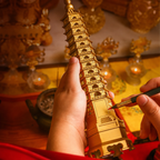 Brass Wenchang Pagoda Desk Ornament – Wisdom, Focus & Academic Success